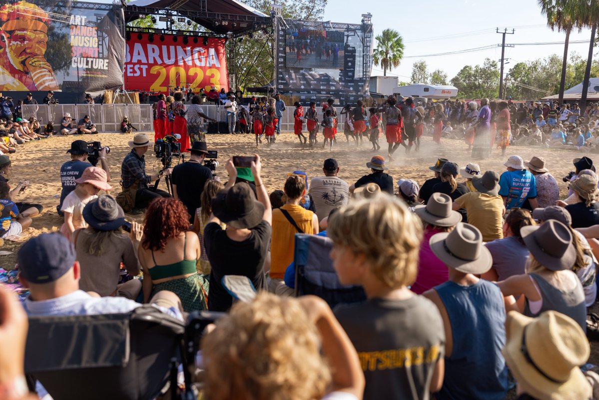 MRFDarwin's tweet image. U.S. @marines with #MRFD embrace NT culture through participation in the 2023 Barunga Festival . 

For the past 35 years, the festival has been an opportunity for the public to experience indigenous culture, sport, and art. 

#AlliesandPartners #Burunga ⚫️🟡🔴