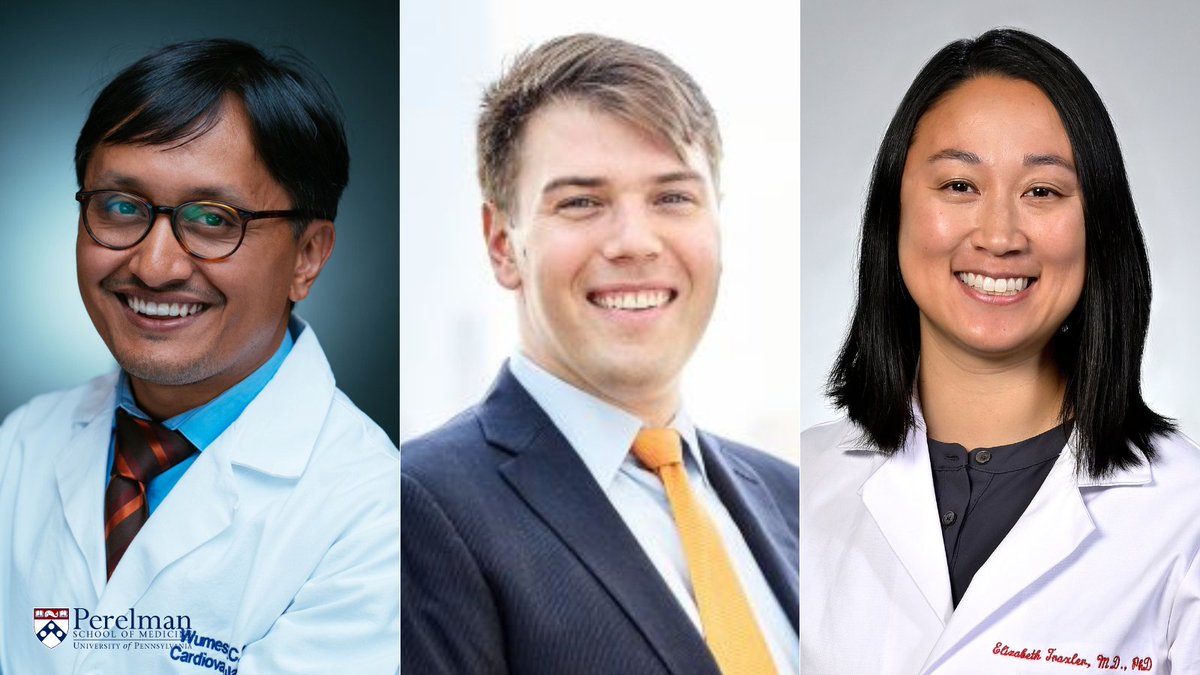 Congratulations to Wumesh KC (@PennCardiology), @KreiderTed (@WeissmanLab) & Elizabeth Traxler (@PennCancer) on being selected as members of the 1st cohort of the @Penn Measey Scholars in Molecular Medicine Program!🎉 Learn more➡️ molmedscholars.org