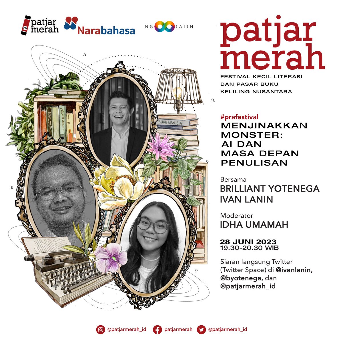 Patjarmerah On Twitter Besok Pukul 19 30 WIB Di Siaran Langsung 