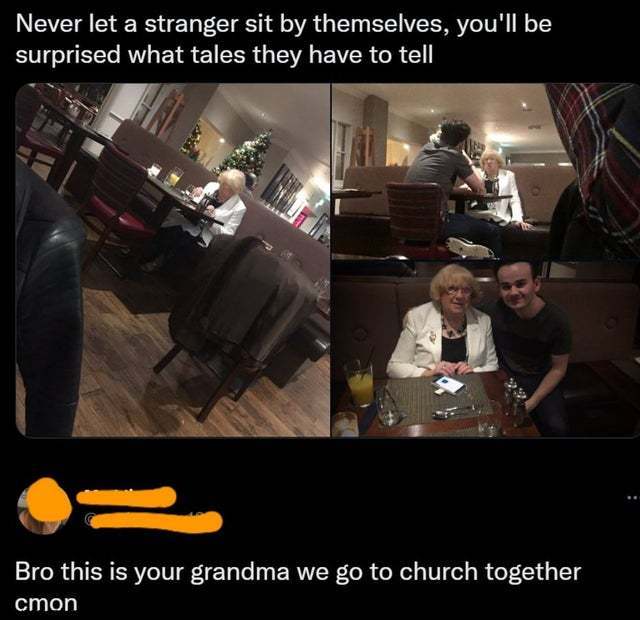 AndersenOdette's tweet photo. Grandma might not be too happy when she finds out you were spying on her. https://t.co/spfHBD2N8q