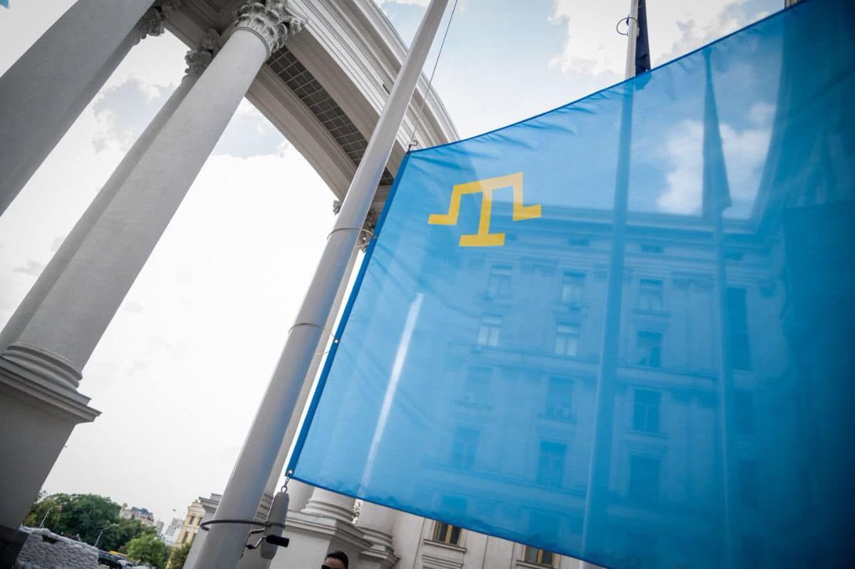 #CrimeaIsUkraine

Today we celebrate the Day of the Crimean Tatar Flag, a symbol of resilience and unity of #CrimeanTatars💙💛