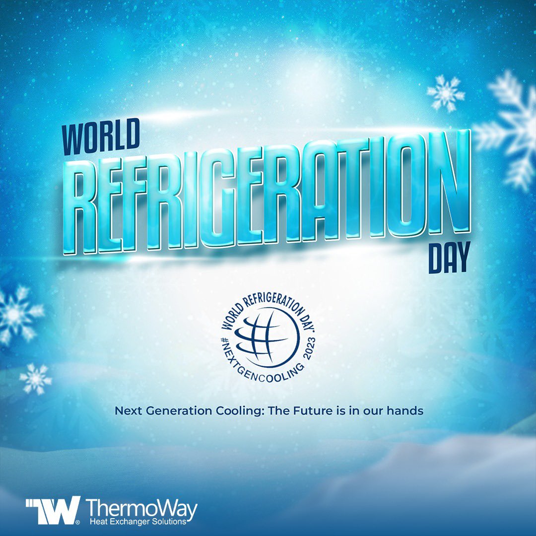 26 Haziran 2023 Dünya Soğutma Günü.  Yeni Nesil Soğutma: Gelecek bizim elimizde

26 June 2023 Word Refrigeration Days.  Next Generation Cooling: The Future is in our hands

#NextGenCooling #WorldRefrigerationDay  #WREFD23