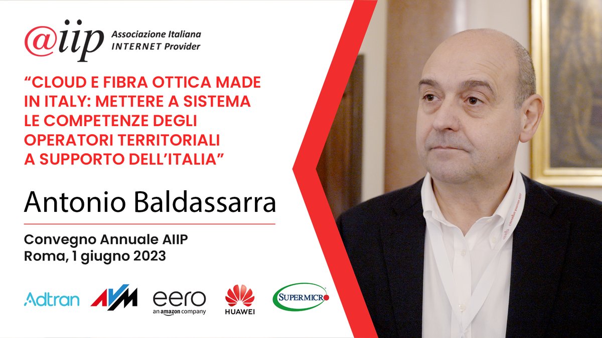 AIIP (@aiip_provider) on Twitter photo Quale visione per il #cloud italiano ed europeo? La posizione di Antonio Baldassarra, AD di <a href="/seeweblive/">Seeweb</a> e responsabile del gruppo di lavoro cloud di <a href="/AIIP_Provider/">AIIP</a>, in occasione del convegno annuale.  
โก link.aiip.it/fOJYj 
#aiip #cloud #fibraottica #madeinitaly #video Quale visione per il #cloud italiano ed europeo? La posizione di Antonio Baldassarra, AD di <a href="/seeweblive/">Seeweb</a> e responsabile del gruppo di lavoro cloud di <a href="/AIIP_Provider/">AIIP</a>, in occasione del convegno annuale.  
โก link.aiip.it/fOJYj 
#aiip #cloud #fibraottica #madeinitaly #video