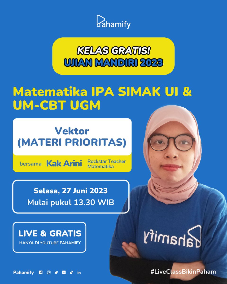 Pahamify | TO + Live Class UTBK & Ujian Mandiri tweet media