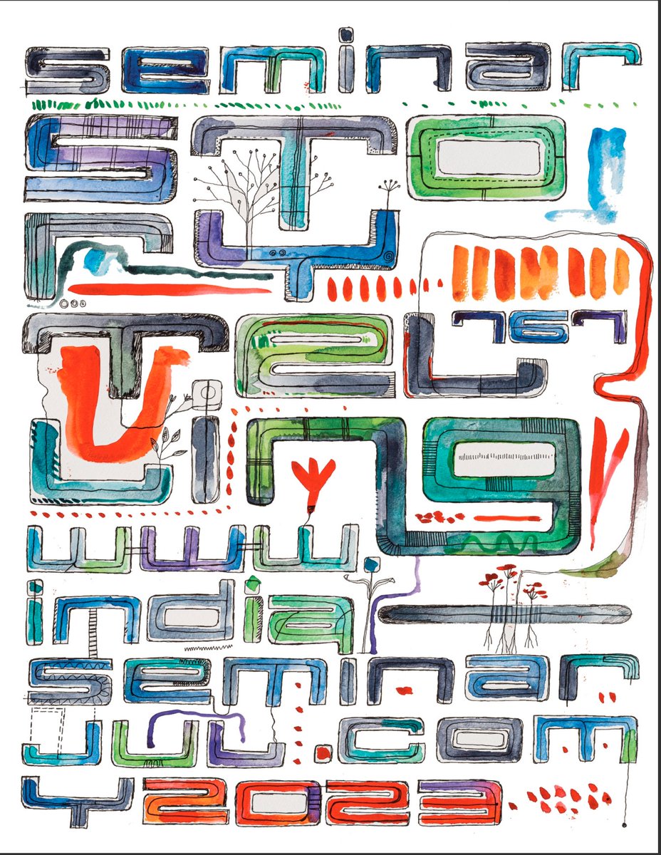 kishalay's tweet image. #storytelling After 64 years &apos;Seminar&apos; is taking a pause and I was the guest editor for the last issue that has delightful contributions. Please pick up your copy. Seminar won&apos;t hit the stands again! @ranjithoskote @SumanaSiliguri #vikramseth @parasherb and many more