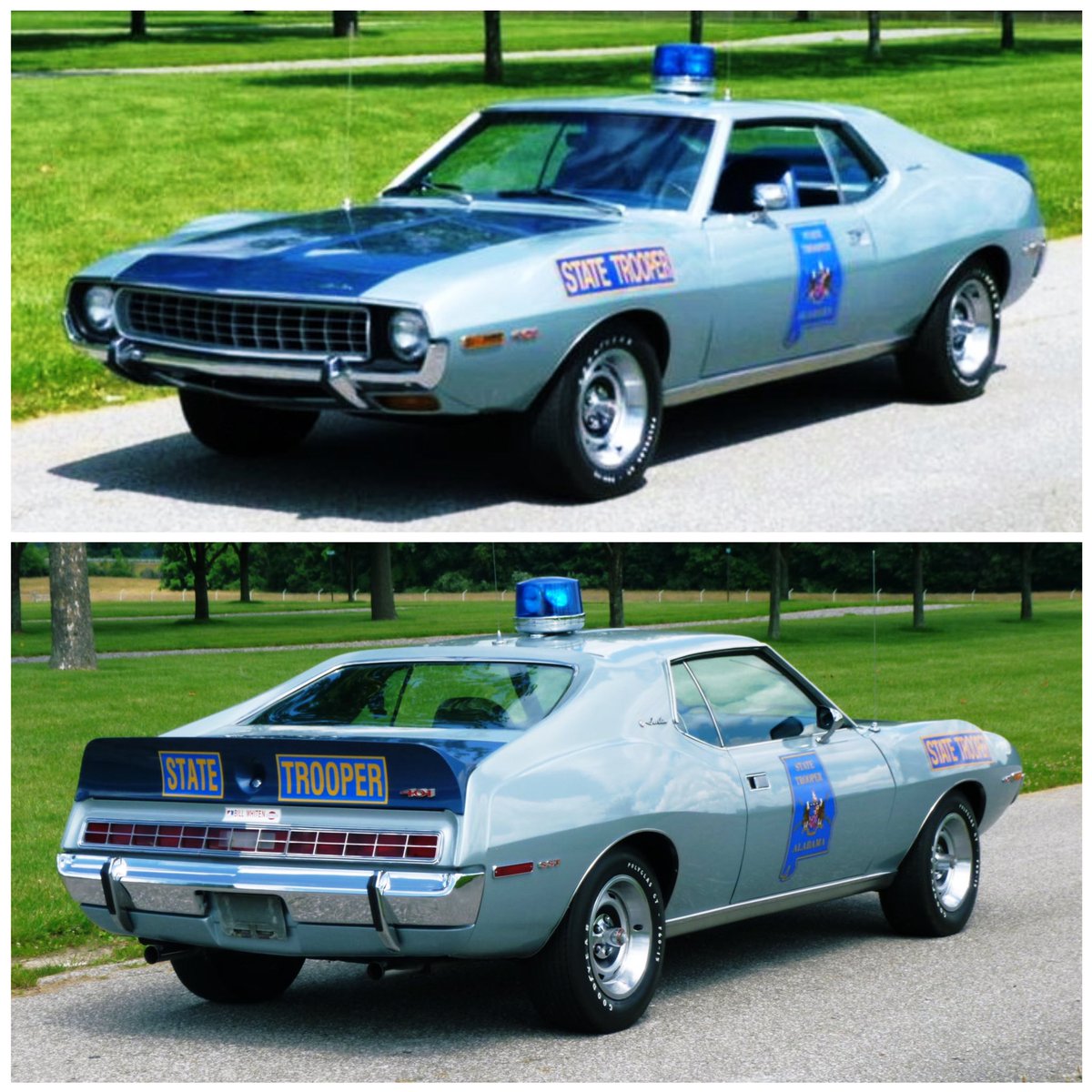 AMC Javelin SST « Police » 72’ 🚓
Alabama Highway Patrol
#VroomVroomMadafakas