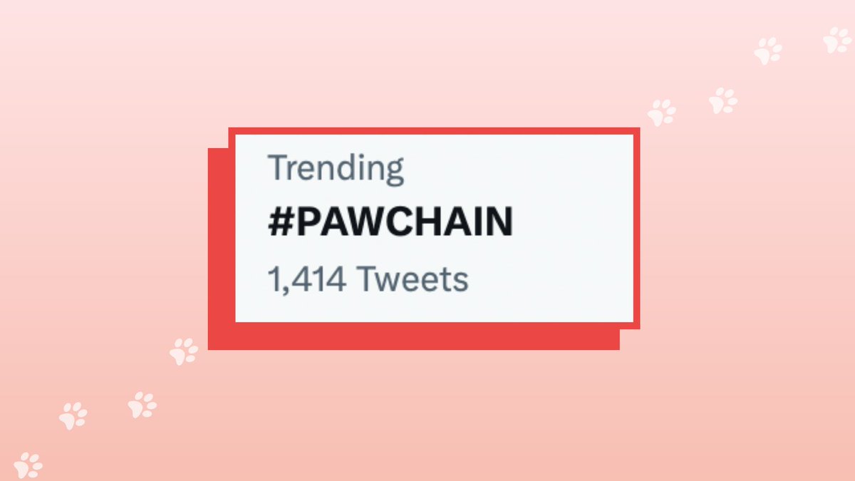 #Pawchain is trending . 

$Paw #Pawswap 

Pawchain.build