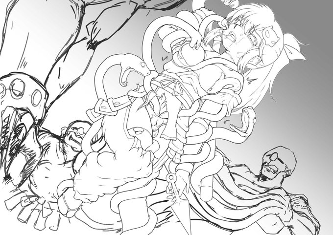 wip
昨日のファンアートの続き
他所様(全然知らん人)の子に対してやり過ぎ感は若干ありますが反省はしてません 