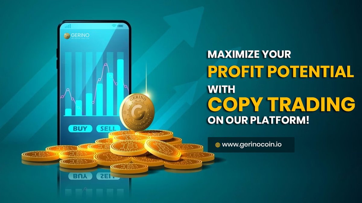 Maximize Your Profit Potential With Copy #Trading on Our Platform!

Join Us Now⤵️
gerinocoin.io/public/login

#Cryptocurrency #Cryptoworld #Cryptos #CryptoNews #Tokensale #Investment #ICO #Investors #Cryptotrading #Binance #Traders #altcoins #BNB #NFTsales