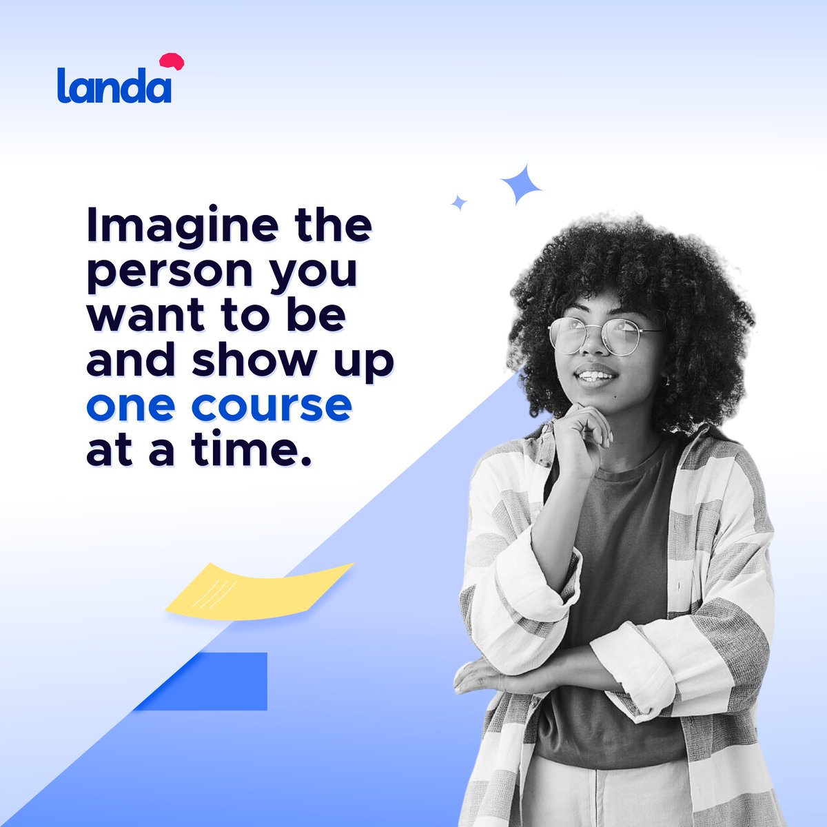 Show up and start building the life you want with Landa. Enjoy access to courses from top universities and experience learning that works on landalearn.com

#WaitlistOpen #Learningthatworks #onlinelearning #elearning #topuniversities #EdTech