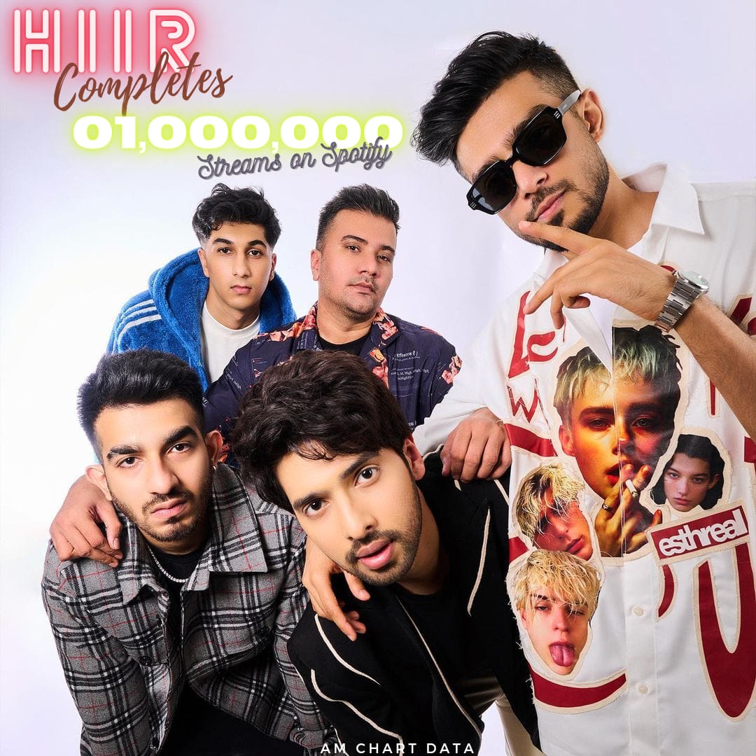 AMChartData's tweet photo. HIIR completes 1 Million streams on Spotify 🧡
@ArmaanMalik22 @TheLostStories @YashrajNT @iamkimera
#HIIR #ArmaanMalik https://t.co/MDigBnIlF8