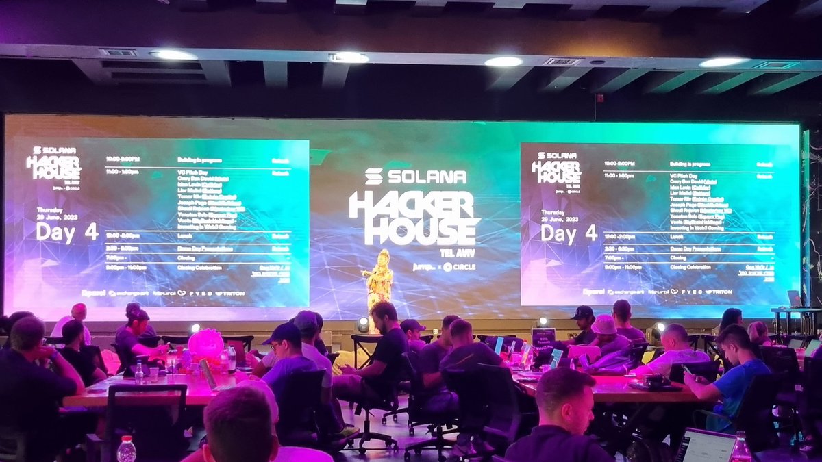 Attending the #SolanaHackerHouse today. Looking forward to insightful discussions on #Web3 and the future of #Solana #DeFi.