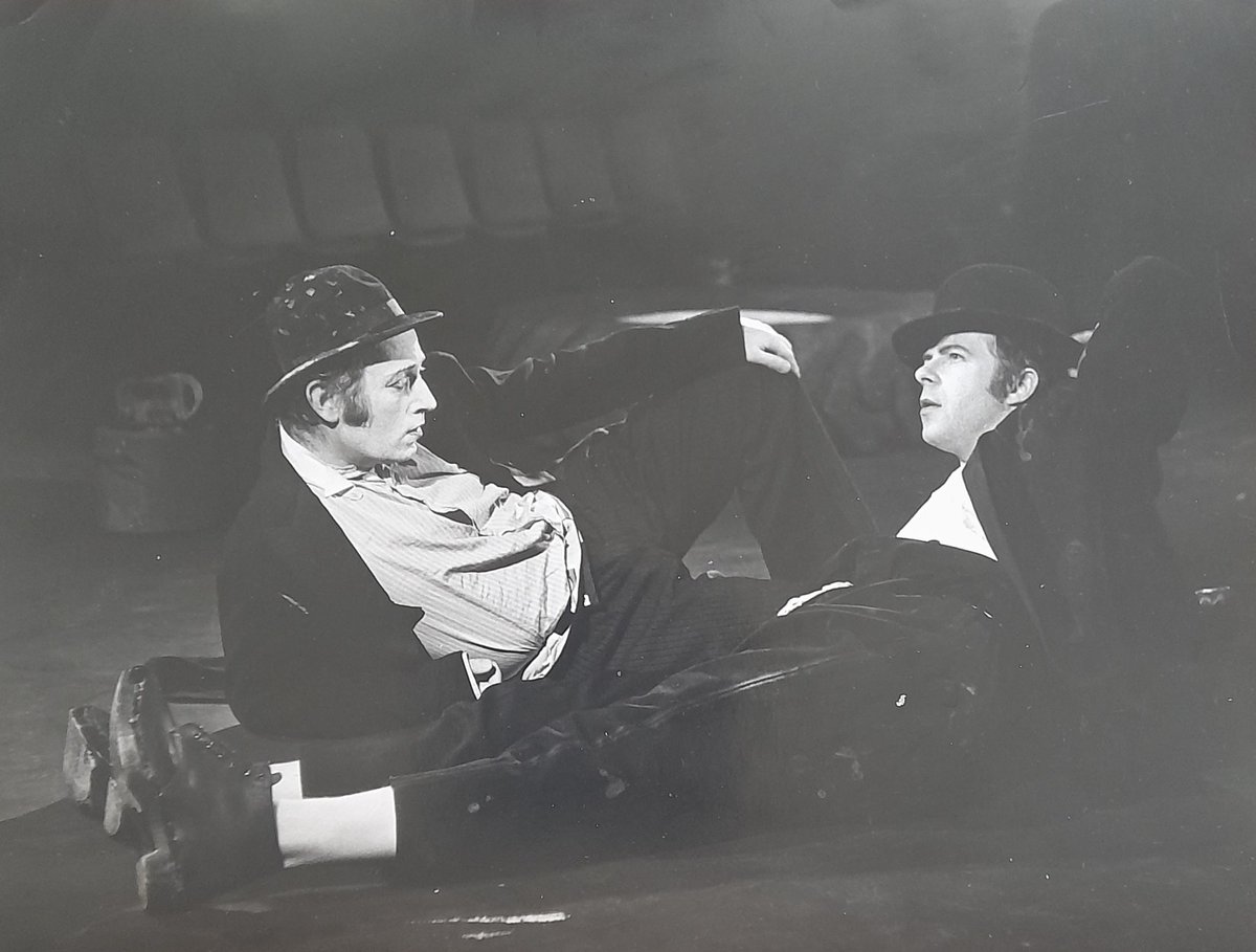 michaelwardle42's tweet image. Me in Waiting For Godot at Harrogate Theatre in 1978.  Myself, Harry Beatie &amp;amp; Alec Linstead were the main cast. Directed by Mark Piper. I played Estragon. It was a very long time ago, but I remember we played to full houses &amp;amp; it was very well received.
#actorslife #jobbingactor