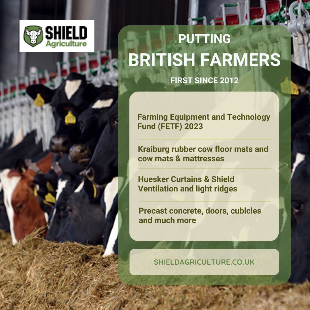 Shield_Agri's tweet photo. We have been putting British Farmers First since 2012, we offer a range of products to support you and your farm.
 
To find out more visit - https://t.co/b6rcaaDQr5 
 
#ShieldAgriculture #Farming #Farmers #UKFarmers https://t.co/oDccJcvyvR