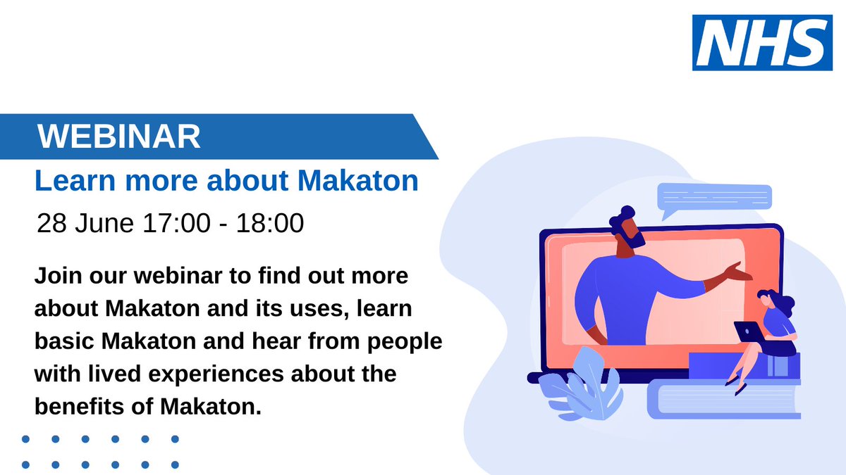 NHSHEE_SWest's tweet image. The @MakatonCharity are hosting a webinar for students and health care professionals to find out more about Makaton and how it can contribute to improving patient care. 
Register for the webinar➡️  orlo.uk/PAr0B  

#Makaton