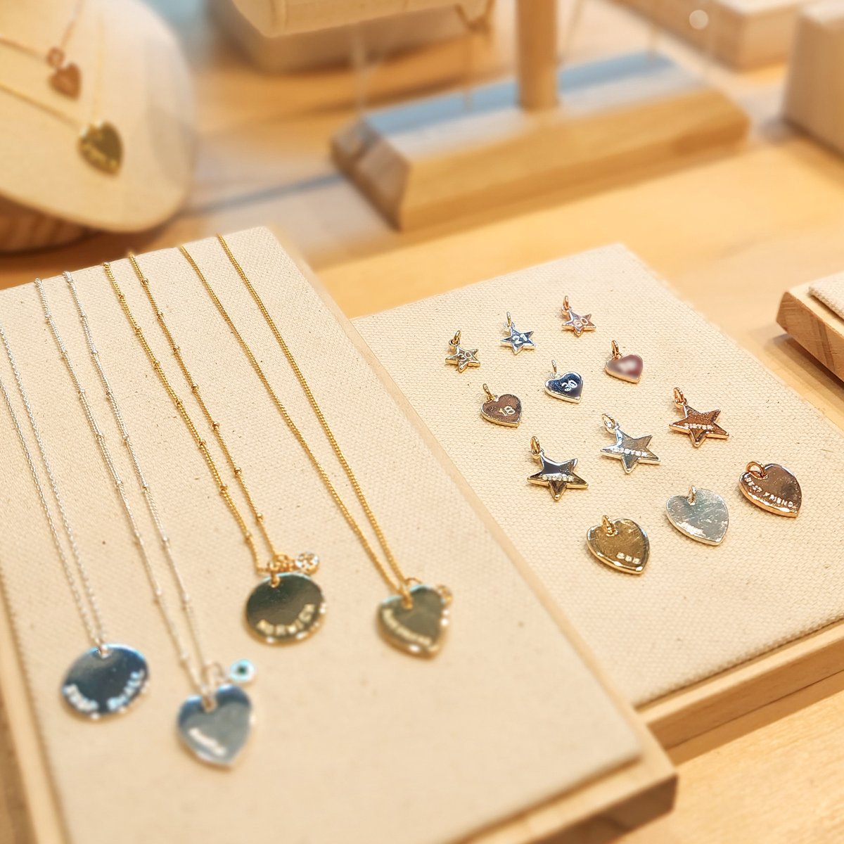 Exciting news! ✨

We now offer in-store jewellery personalisation at our Lower Goat Lane shop, alongside our Chantry Place store. 🛍️

Pop in and have your new jewellery piece made and ready to take home the same day! 💗