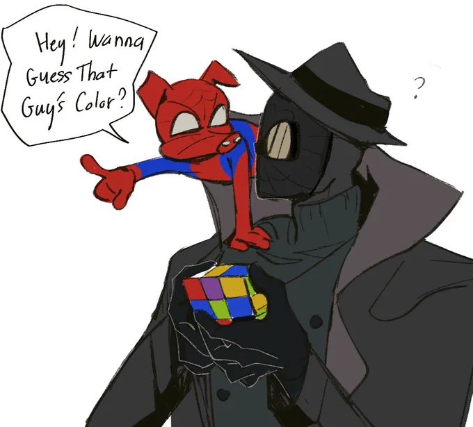 feel like their interaction would be fun #SpiderManAcrossTheSpiderVerse