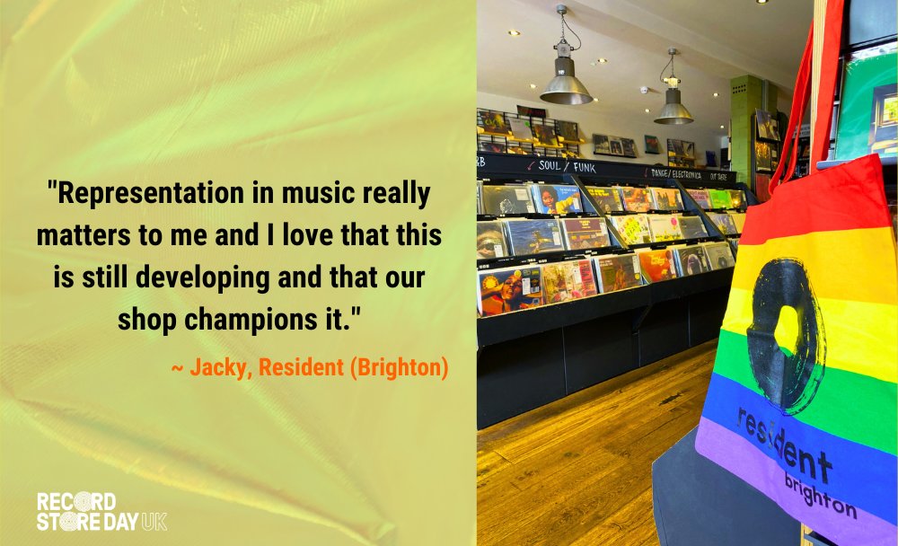 Happy #Pride 2023! To celebrate, we’re bringing you LGBTQIA+ stories from behind the counter in indie record shops up and down the UK. Read the full piece here: bit.ly/3Nsmfw9 🧡🏳️‍🌈🏳️‍⚧️