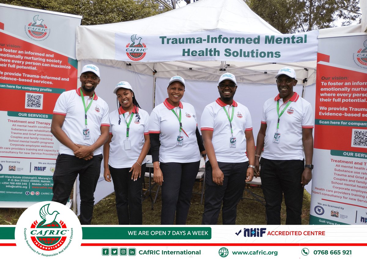 CAfRICCentre's tweet photo. CAfRIC participates in the International Day Against Drug Abuse And Illicit Trafficking (IDADA) 2023 event at the Bomas of Kenya.
#IDADA2023
#PeopleFirst
#StopStigmaandDiscrimination
#StrengthenPrevention
#cafricinternational
#traumainformedmentalhealthsolutions https://t.co/MZDdkWWcx8