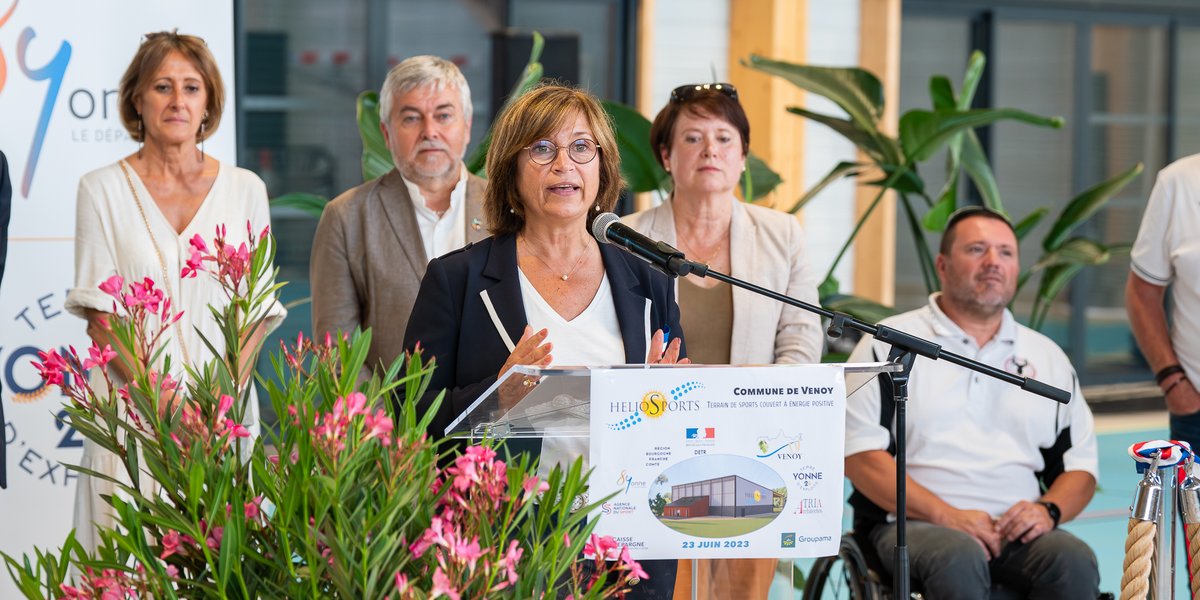 Departement89's tweet image. 🥇 #JO2024 Retour en image Vendredi soir à Venoy, à l’occasion de la journée Olympique et Paralympique,