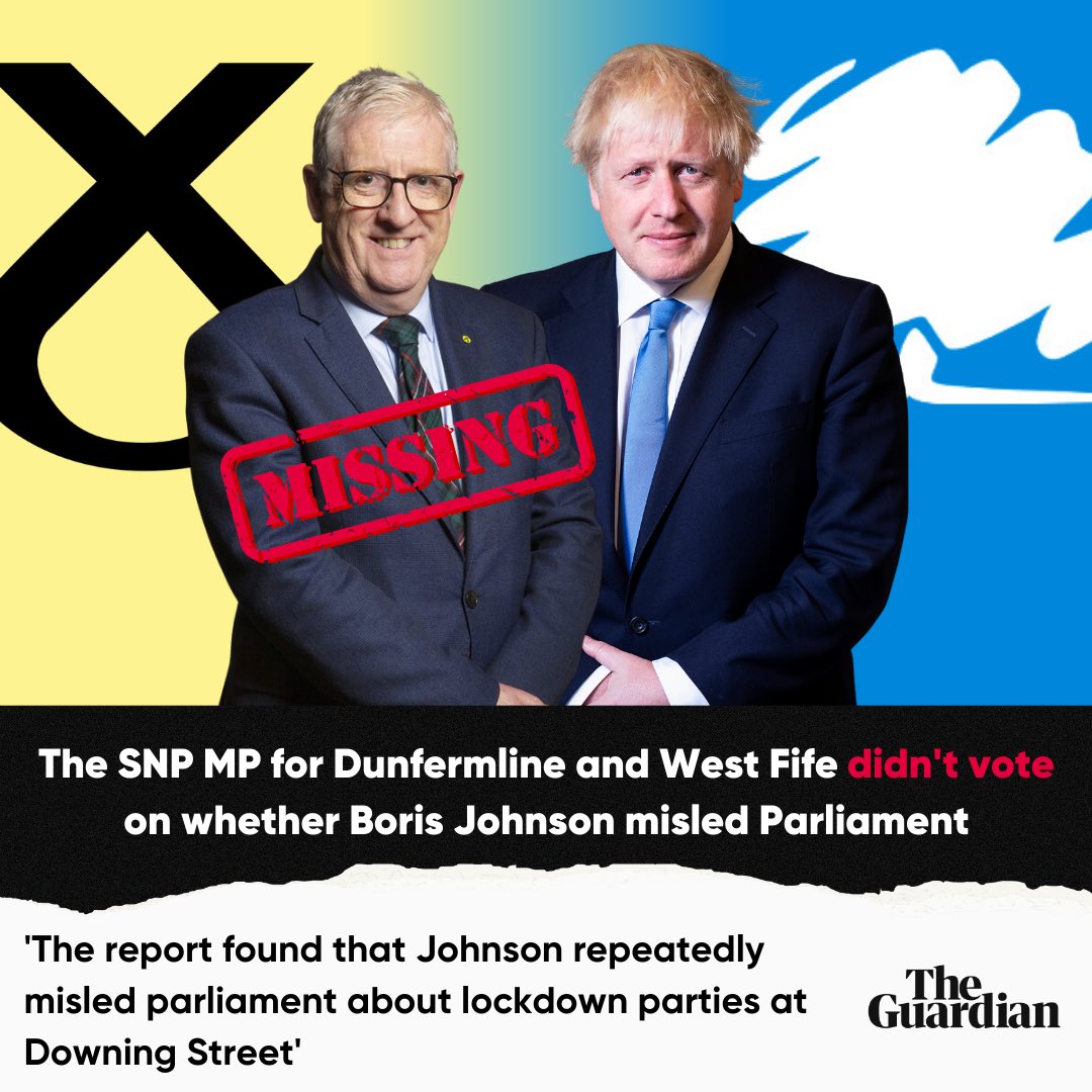 Dunfermline and West Fife MP Douglas Chapman didn’t vote on whether Boris Johnson misled Parliament

Dunfermline deserves better -  <a href="/ScottishLabour/">Scottish Labour</a> can offer it.