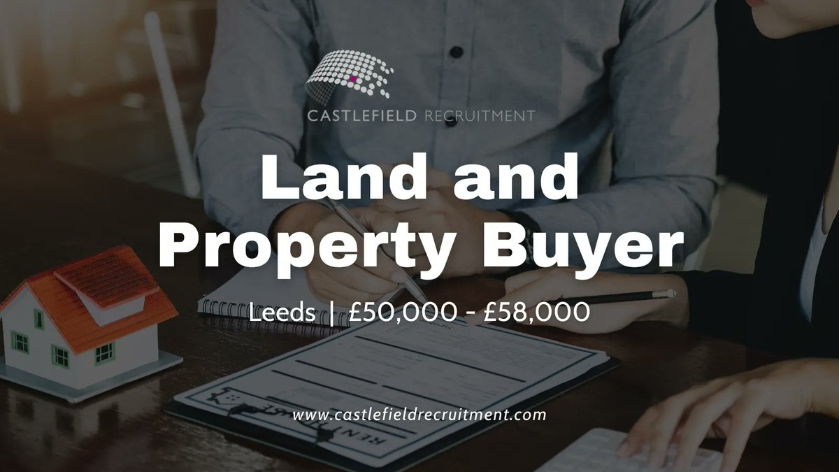 To find out more, visit buff.ly/43V2LHK  or call Luis Covell on 07584 353015.

#JobOpportunity #LandAndPropertyBuyer #WestYorkshire #LeedsJobs #PublicSectorJobs #PropertyAcquisition #StrategicAcquisitions