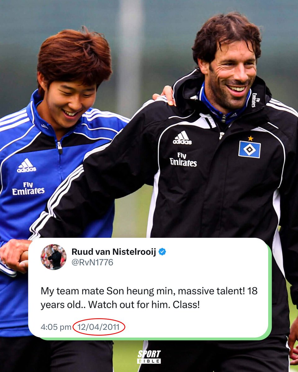 Ruud van Nistelrooy knew that Son Heung-min was going to be a superstar back in 2011 🤯🤩