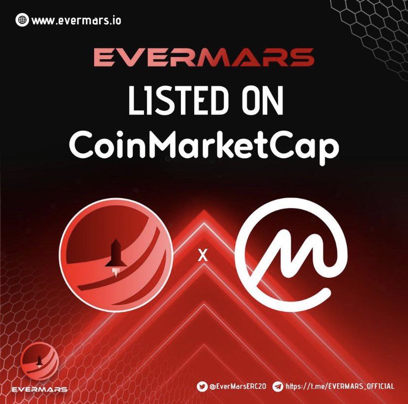 @Poe_Ether #EVERMARS IS UP ON TWITTER AND CMC TOO 🤝