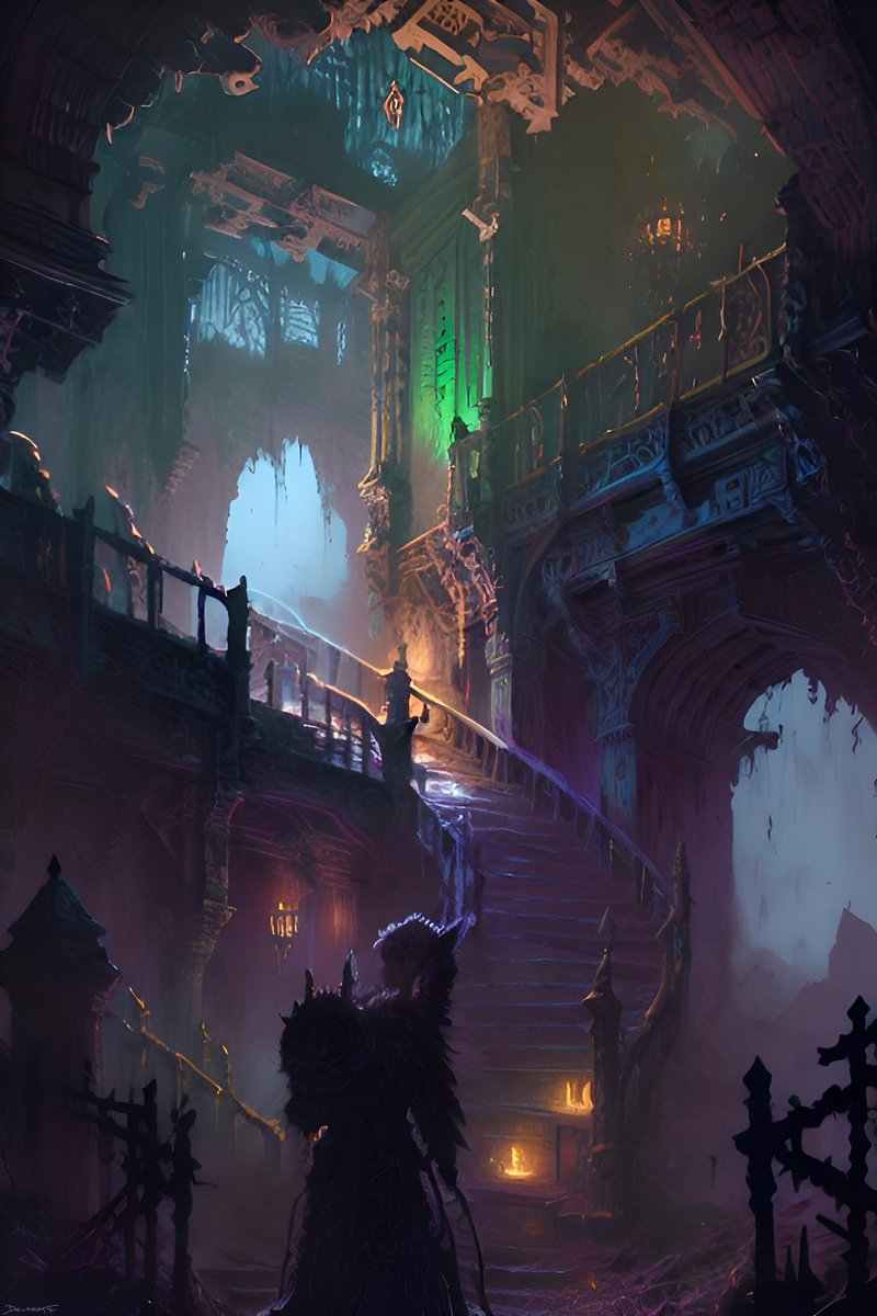Daily D&amp;D - Strange Places     #DnD #dndart #dungeonsanddragons #fantasyart #aiartcommunity #aiart #forgottenrealms #conceptart