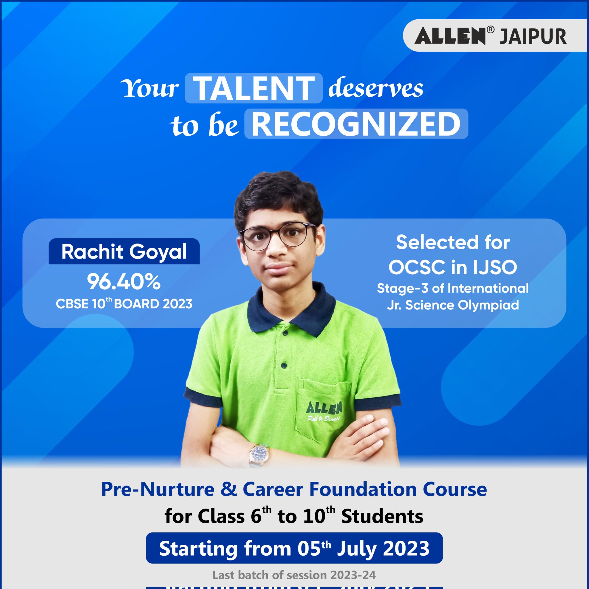 ALLEN Jaipur on Twitter "👉 Join ALLEN's PreNurture & Career