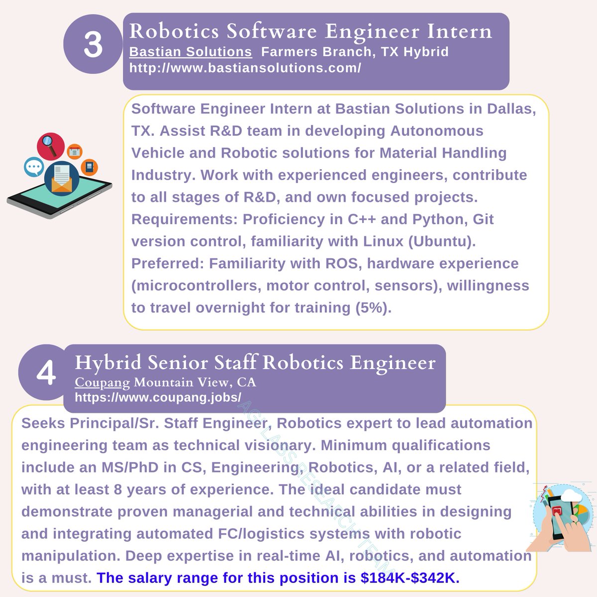 agi_labs's tweet image. Embark on an Exciting Career Journey as a Robotics Engineer. 🤖🌟 Design cutting-edge robots, innovate automation solutions, and shape the future of industries with your expertise. #RoboticsEngineer #CareerOpportunities