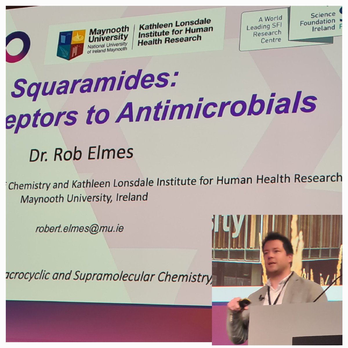 It is lovely to see more translational supramolecular chemistry, congratulations @rob_elmes @ISMSC2023