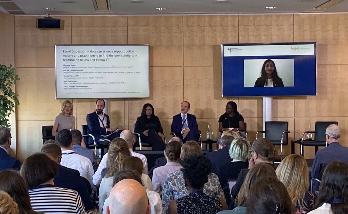 #TeamClimateBMZ (@bmz_climate) on Twitter photo Follow live: Panel discussion on science supporting policy&practitioners on solutions to #lossanddamage starting just now with Khadeeja Naseem, <a href="/CGornott/">Christoph Gornott</a> <a href="/Vositha/">Vositha Wijenayake</a> @NielsHolmDRM & Abena Takyiwaa Asamoah-Okyere #BerlinInsightSeries <a href="/BMZ_Bund/">Bundesentwicklungsministerium</a> youtube.com/live/c0NNnsjUP… Follow live: Panel discussion on science supporting policy&practitioners on solutions to #lossanddamage starting just now with Khadeeja Naseem, <a href="/CGornott/">Christoph Gornott</a> <a href="/Vositha/">Vositha Wijenayake</a> @NielsHolmDRM & Abena Takyiwaa Asamoah-Okyere #BerlinInsightSeries <a href="/BMZ_Bund/">Bundesentwicklungsministerium</a> youtube.com/live/c0NNnsjUP…