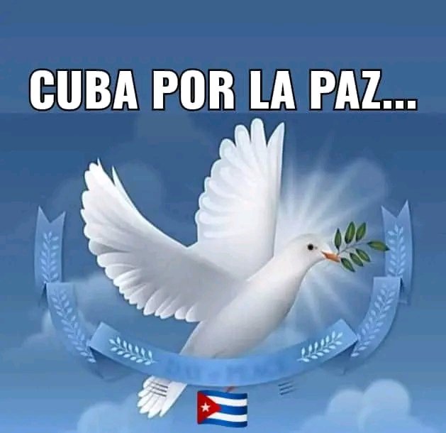 #CubaVive
#CubaPorLaVida
#CubaNoEstaSola 
#CubaEsCultura