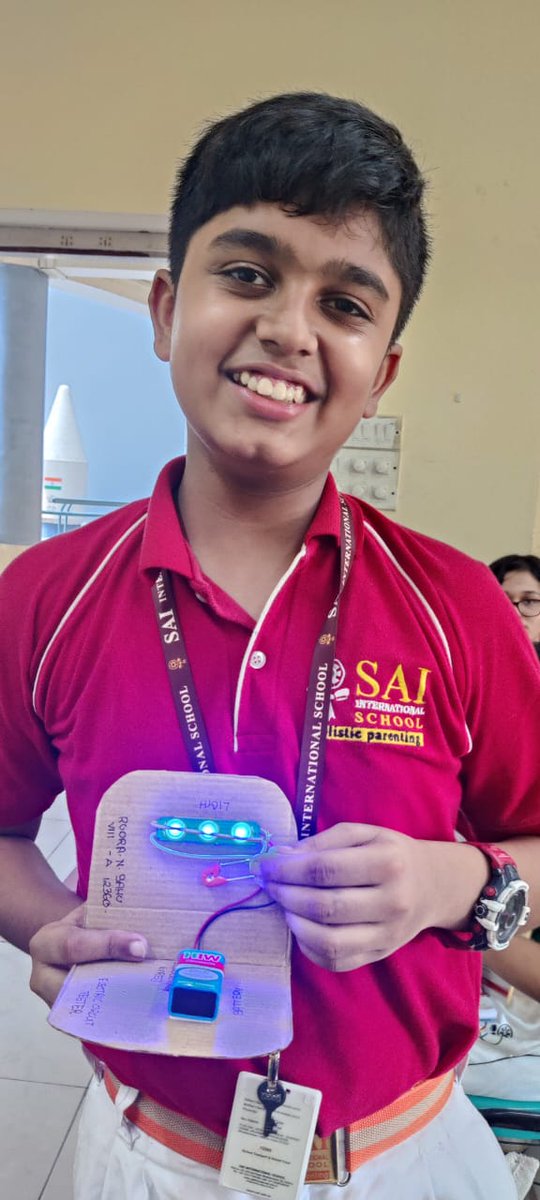 SAI_Edu_In's tweet image. As  part of their Summer Holiday Assignment, the students of Class VIII,  created a model to illustrate the contrasting conductivity of metals and  non-metals. They eagerly engaged in hands-on learning, 
#SummerAssignment #HandsOnLearning #ConfidentPresentation