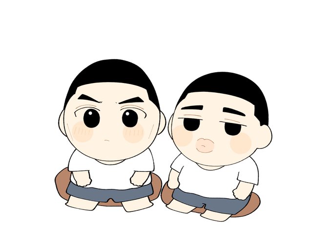 「2人の男性 丸刈り」のTwitter画像/イラスト(新着)