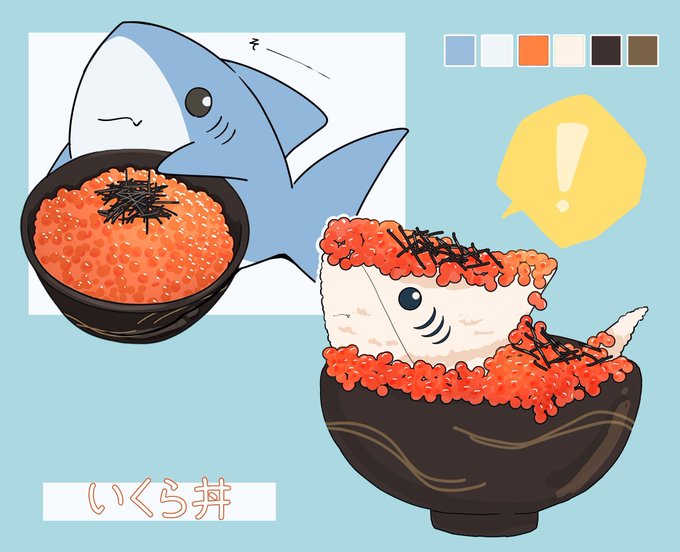 「food shark」 illustration images(Latest)