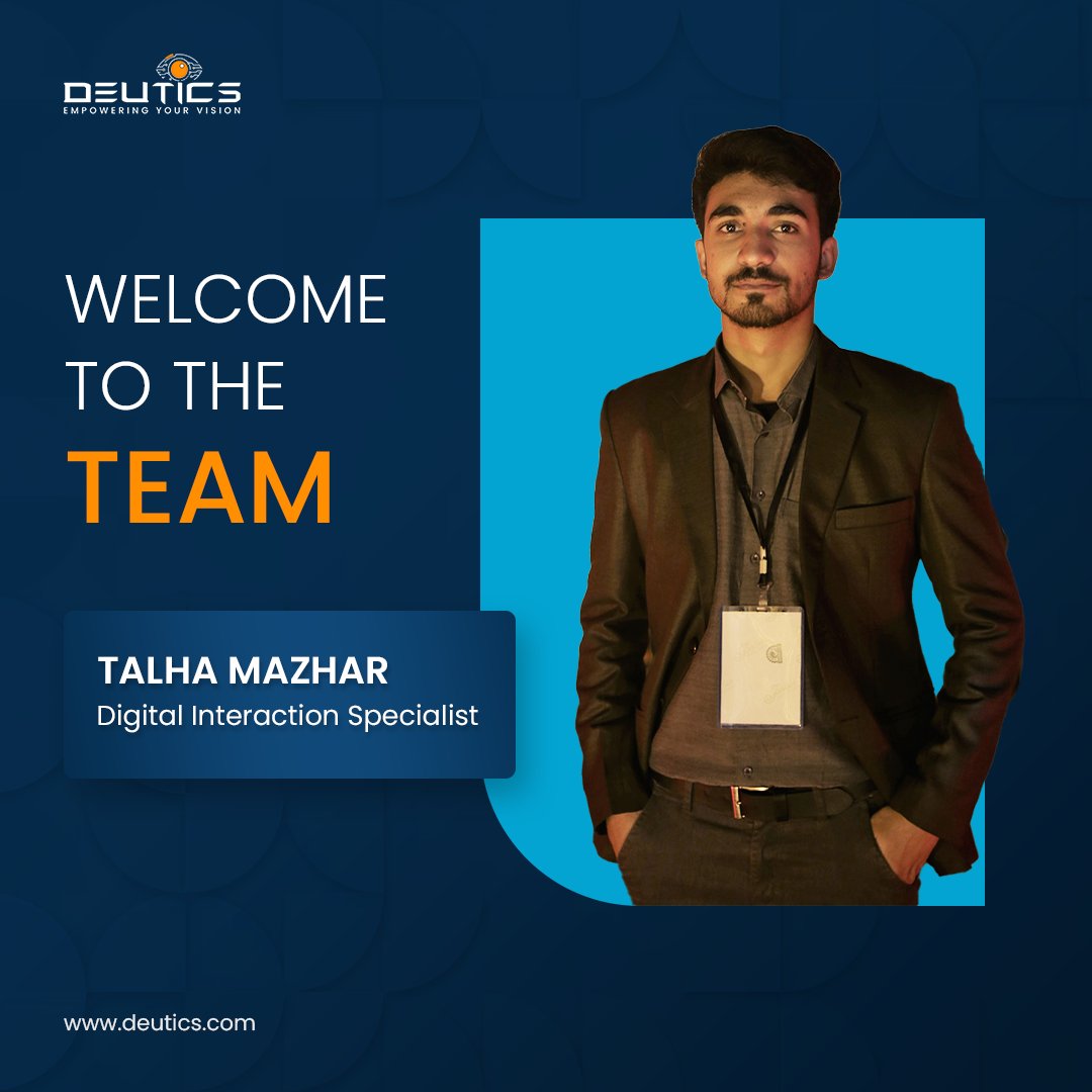 deuticsglobal's tweet photo. Welcome to Deutics Global family! Congratulations on being selected for the DIP-23.
#NewHire #WelcomeAboard #JoiningOurTeam #TeamGrowth #ExcitingTimes #CompanyCulture #BuildingTeams #WarmWelcome #FreshPerspectives #Onboarding #DeuticsGlobal #DGFamily #DIP23 #Teamwork https://t.co/5UExU8zi0y