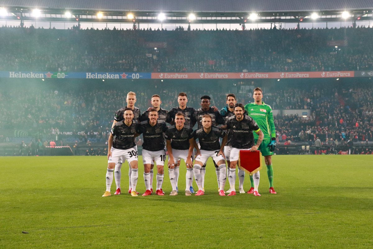 fcunion's tweet photo. Teil unserer Reise durch Europa und einfach ein guter Typ: Pass auf dich auf*, @KMoehwald 🤝

*und grüß' uns Lenny https://t.co/uH5abgN51v