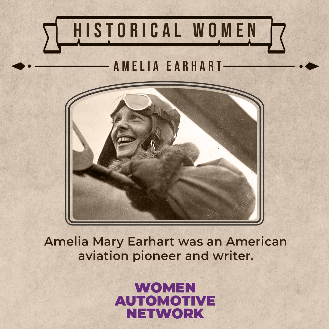 WomenAutoNetwrk's tweet photo. 🌟 Celebrating Amelia Earhart: A Trailblazer of the Skies! 🛩️✨

Amelia Earhart, a pioneer of aviation and an inspiration to women everywhere, soared beyond the constraints of her time. With unwavering courage and an indomitable spirit,... https://t.co/EYlJx1FjGO