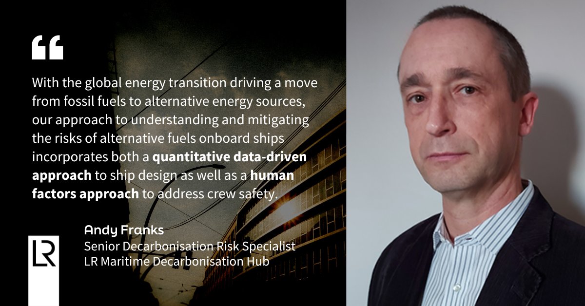 lloydsregister's tweet photo. The global energy transition is driving a move from fossil fuels to alternative fuels. What are the new safety challenges that shipping has to manage? Meet Andy Franks to discuss more at #EvidenceWeek in Parliament on Tuesday 4 July: https://t.co/HTNhgkJoMs

@AlanBrownSNP @Alex_Stafford @MrAndy_Carter @david_duguid @alanwhiteheadmp @EdwardJDavey @GeorgeFreemanMP @spellar @RThomsonMP @SallyAnn1066 @SirRogerGale @SDoughtyMP @Afzal4Gorton @alexsobel @ALewerMBE @AngusMacNeilSNP @AnnaMcMorrin @BarryGardiner @CMonaghanSNP @CarolineLucas @ChrisStephens @DanielZeichner @DougChapmanSNP @duncancbaker @GRobinsonDUP @grahamstuart @JeromeMayhew @KerryMP @lucyfrazermp @LukePollard @BarrySheerman @KevanJonesMP @MFUKforPM @PaulHowellMP @RuthCadbury @simonfell @PBottomleyMP @tony4rochdale @Wera_Hobhouse @carolinenokes @Nus_Ghani @Mark_J_Harper @GreenJennyJones @jennyranderson @senseaboutsci