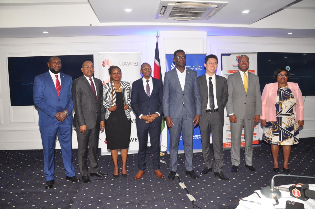 HuaweiKenya's tweet photo. This morning, we were excited to launch the #OCSAM together with the @CA_Kenya and @kcsfa. The awareness month, themed 'The paradox of progress: Securing a Digital Nation' will comprise of a series of bootcamps that are currently going on in different regions in Kenya and will culminate in October during October Cybersecurity Awareness Month