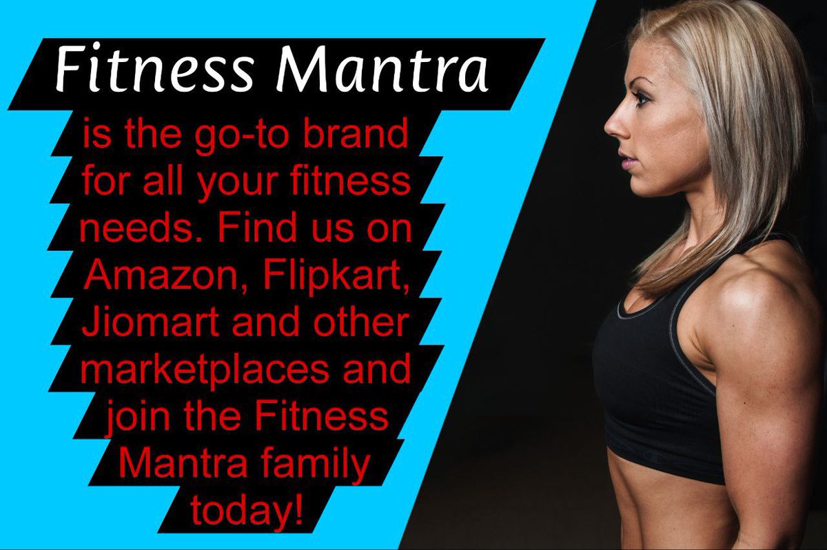 'Get fit in style with Fitness Mantra! Our fitness products are designed to take you to the next level. Shop our collection on Amazon and Flipkart now and transform yourself with Fitness Mantra! #FitnessMantra #FitnessProducts #FitnessEssentials #FitnessGoals #WorkoutEquipment'
