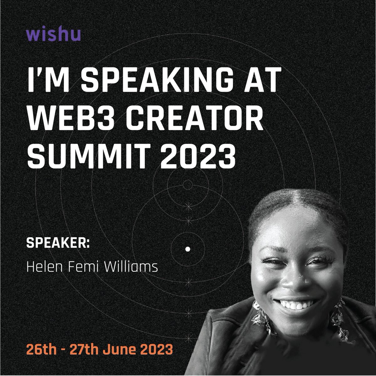 HelenFemix's tweet photo. Excited to be speaking at @wishuofficial's #Web3CreatorSummit today as a keynote on Exploring the Intersection of Web3 and Politics!🎙️ With an intersectional lens, I'll delve into the fascinating world of decentralized governance

https://t.co/OpXcZMNNNk https://t.co/ur7uewsIdg