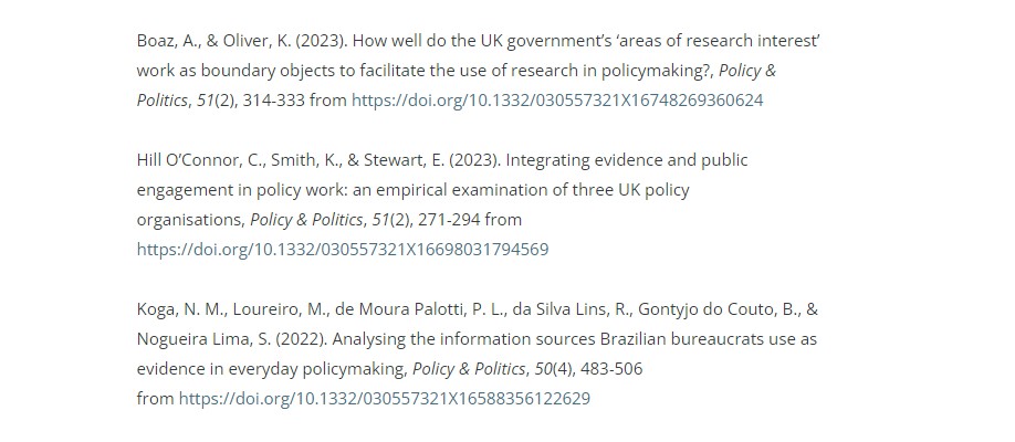 Does evidence really improve #policymaking❓
This question is the theme of our Quarterly Highlights collection. Read all of the articles listed here for 🆓 bristoluniversitypressdigital.com/subject/Quarte…
#ICPP6 #EvidenceUse #EBP