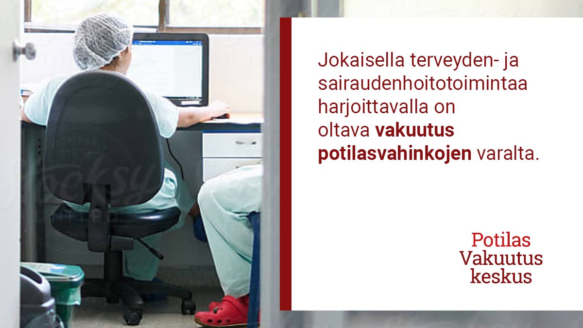Tänään on kansainvälinen vakuutuspäivä.❤️

Potilasvakuutus on jokaisen terveydenhuollon ammattilaisen turvana silloin, kun kaikki ei mene niin kuin pitäisi.
#vakuutuspäivä
#InsuranceAwarenessDay

pvk.fi/terveydenhuolt…