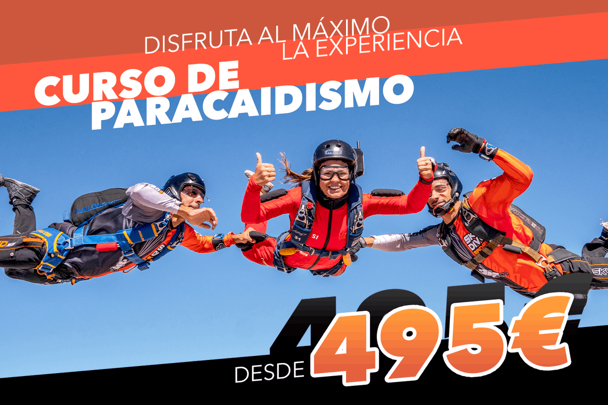 skydivemadrid's tweet photo. ⚠ ÚLTIMOS DÍAS ⚠ para adquirir nuestro bono promocional y dar el salto al apasionante mundo del paracaidismo deportivo.

No esperes más, compra tu bono y comienza tu formación hasta el 31 de agosto. 

👉 https://t.co/jHMJcMNYTa https://t.co/oyHfoh6oNt