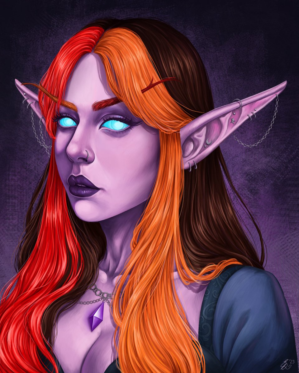 demaerys's tweet photo. Self portrait as a Night Elf 🧝🏻‍♀️
#wow #worldofwaracraft #elf #nightelf #fantasy #fantasyportrait #digitalpainting https://t.co/SOBux0j4w2