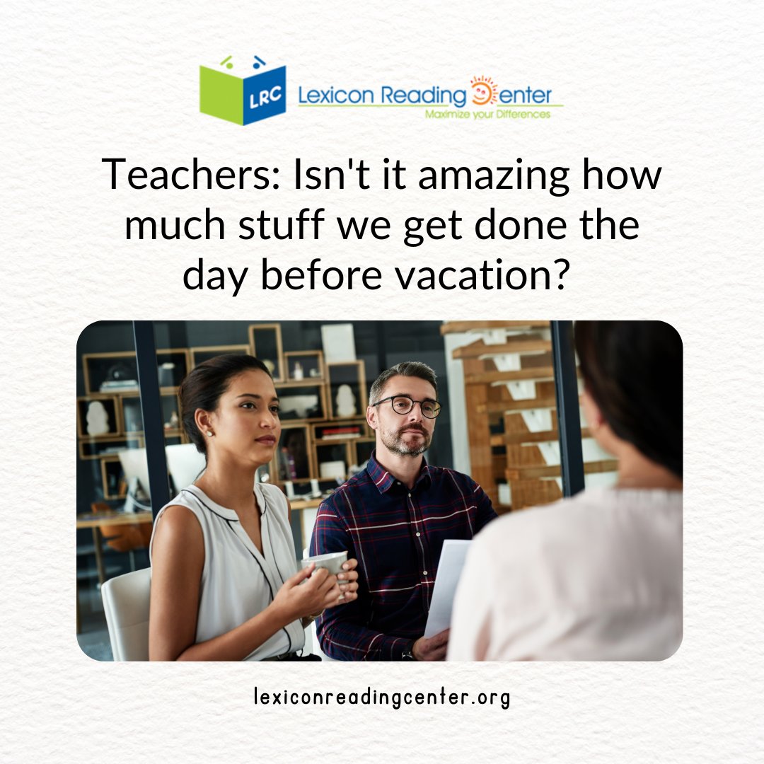 LexiconRC's tweet photo. As this week is Eid holidays, please celebrate your time off!
Teaching demands a lot of teachers, so when youget a break from work as usual, enjoy the opposite of what your normal workday provides. In place of the noise, chaos, and warp-speed multitasking.

#Lexiconreadingcenter https://t.co/kKBnCA6gEO