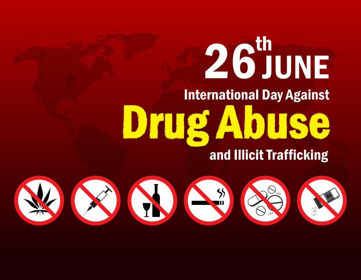 On #DrugAbuseDay #InternationalDayAgainstDrugAbuse #InternationalDayAgainstDrugs Lets say 'NO' to #Drugs ...